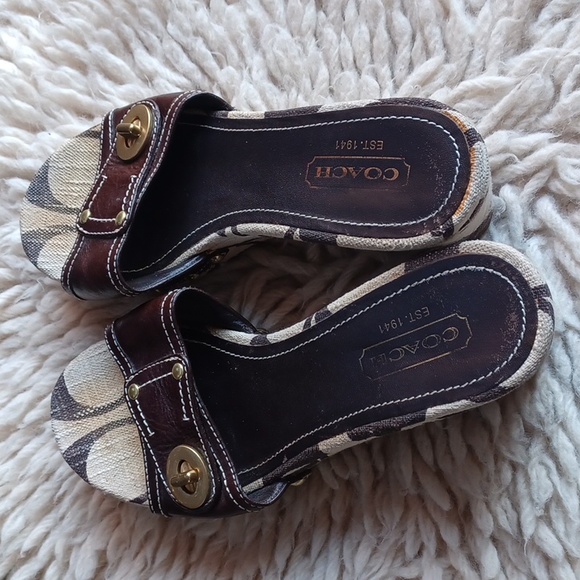 Coach wedge  sandals - Picture 14 of 16